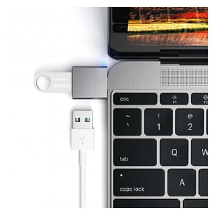 Адаптер Satechi Type-C USB Adapter USB-C to USB 3.0, Space Grey