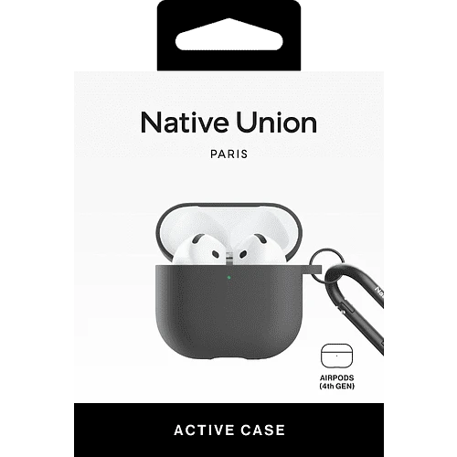ACTIVE CASE, чехол защитный NATIVE UNION для AirPods 4, цвет: черный