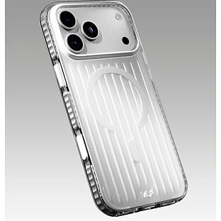 Чехол защитный VLP Pulse Case с MagSafe для iPhone 18 Pro, серебристый