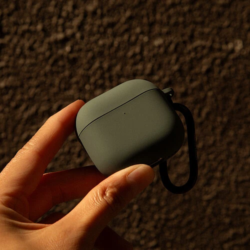 ACTIVE CASE, чехол защитный NATIVE UNION для AirPods 4, цвет: серо-зеленый
