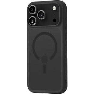Чехол защитный uBear Shade Case для iPhone 17 Pro Max, MagSafe совместимый, усиленный, силк-тач, черный