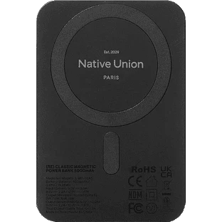 Внешний аккумулятор NATIVE UNION (Re) Classic Power Bank Magnetic Qi2, 5000mAh, цвет: синий