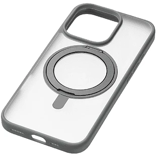 Чехол защитный uBear Сlip 360 Mag Case iPhone 16 Pro, силк-тач, серый