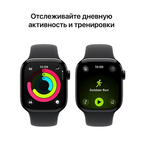 Apple Watch Series 11, GPS + Cellular, 42mm, Gold Titanium Case with Gold Milanese Loop