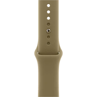 Apple Watch Series 12, GPS, 46mm, Dark Bronze Aluminium Case with Olive Sport Band - S/M