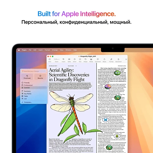 MacBook Air 13.6" M4 (10C CPU/8C GPU), 16GB, 256GB, Серебристый