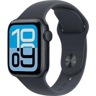 Apple Watch SE 3, GPS, 40mm, Midnight Aluminium Case with Midnight Sport Band - M/L