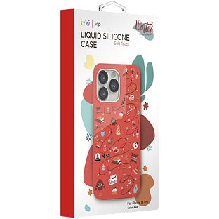 Чехол защитный ''vlp'' Art Collection для iPhone 13 Pro  Winter  красный Чехол защитный ''vlp'' Art Collection для iPhone 13 Pro  Winter  красный