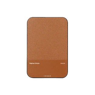 Внешний аккумулятор NATIVE UNION (Re) Classic Power Bank Magnetic Qi2, 5000mAh, цвет: коричневый