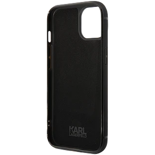 Lagerfeld для iPhone 14 чехол PU Signature logo with Cardslot Hard Black Lagerfeld для iPhone 14 чехол PU Signature logo with Cardslot Hard Black