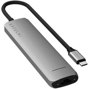 Адаптер Satechi 7-in-1 USB-C Slim Multiport Adapter with Ethernet, Space Gray
