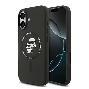 Чехол KARL LAGERFELD для iPhone 17 Liquid Silicone NFT Karl & Choupette Hard Black (MagSafe) Чехол KARL LAGERFELD для iPhone 17 Liquid Silicone NFT Karl & Choupette Hard Black (MagSafe)