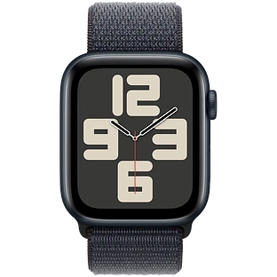 Apple Watch SE 2 (2024) GPS 40mm Midnight Aluminium Case with Ink Sport Loop Band Apple Watch SE 2 (2024) GPS 40mm Midnight Aluminium Case with Ink Sport Loop Band