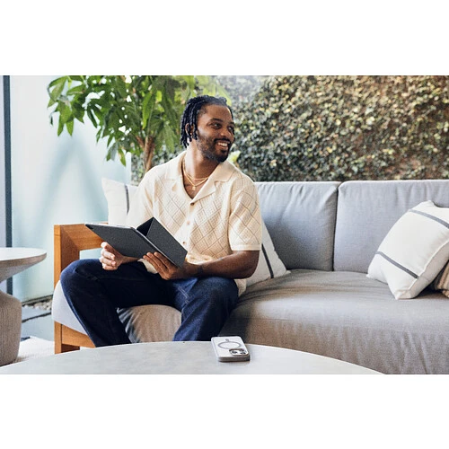 Чехол защитный uBear Touch Case, iPad Air 11'' (M2/M3), магнитный, софт-тач, темно-серый