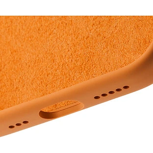 Чехол защитный uBear Touch Mag Case для iPhone 17, MagSafe совместимый, силикон, софт-тач, оранжевый