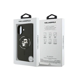 Чехол KARL LAGERFELD для iPhone 17 Liquid Silicone NFT Karl & Choupette Hard Black (MagSafe) Чехол KARL LAGERFELD для iPhone 17 Liquid Silicone NFT Karl & Choupette Hard Black (MagSafe)