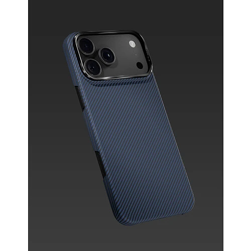 Чехол защитный VLP Kevlar Case с MagSafe для iPhone 18 Pro, синий