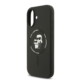 Чехол KARL LAGERFELD для iPhone 17 Liquid Silicone NFT Karl & Choupette Hard Black (MagSafe) Чехол KARL LAGERFELD для iPhone 17 Liquid Silicone NFT Karl & Choupette Hard Black (MagSafe)