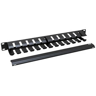 ZPAS Cable management panel 1U with 5 clamps