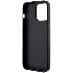 Чехол LAGERFELD GripStand PU Saffiano NFT Choupette metal Hard Чёрный для iPhone 15 Pro Max Чехол LAGERFELD GripStand PU Saffiano NFT Choupette metal Hard Чёрный для iPhone 15 Pro Max