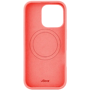 Чехол защитный uBear Touch Mag Case для iPhone 16 Pro, MagSafe совместимый, силикон, софт-тач, коралловый Чехол защитный uBear Touch Mag Case для iPhone 16 Pro, MagSafe совместимый, силикон, софт-тач, коралловый