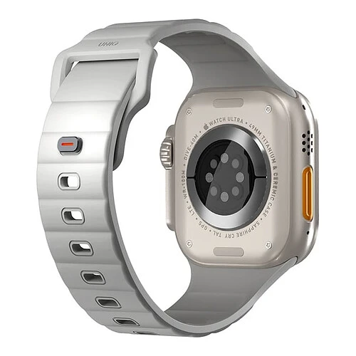 Ремешок Uniq для Apple Watch 49/46/45/44 mm STRIDE FKM Rubber Grey