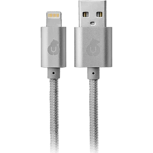 Зарядный кабель CORD Lightning USB Cable (Nelon+Aluminum), 1,0м