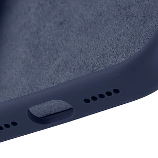 Чехол защитный uBear Touch Mag Case для iPhone 17 Pro, MagSafe совместимый, силикон, софт-тач, темно-синий