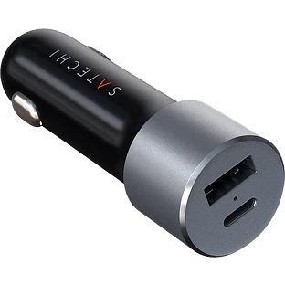 Автомобильное зарядное устройство Satechi 72W Type-C PD Car Charger Adapter, Space Gray
