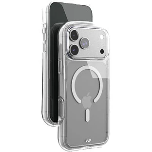Чехол защитный VLP Bubble Case с MagSafe для iPhone 17 Pro Max, белый