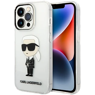 Lagerfeld для iPhone 15 Pro чехол PC/TPU NFT Karl Ikonik Hard Transparent Lagerfeld для iPhone 15 Pro чехол PC/TPU NFT Karl Ikonik Hard Transparent