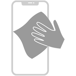 Удаление загрязнений iPhone