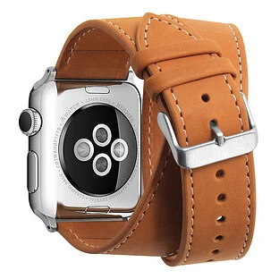 Ремешок COZISTYLE Double Tour Leather Watch bandКожаный ремешок Double Tour Желтовато-коричневый42/44/45 mm