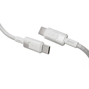 Кабель VLP Force Line 100W USB-C + USB-C, 2.0м, белый