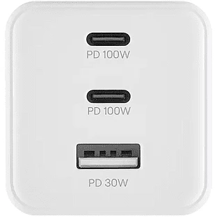 Сетевое зарядное устройство uBear Bridge, USB-C/USB A, 100 Вт, GaN + Super Fast Charging Сетевое зарядное устройство uBear Bridge, USB-C/USB A, 100 Вт, GaN + Super Fast Charging