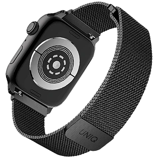 Ремешок Uniq для Apple Watch 45/44/42 mm Dante Strap Mesh Steel Graphite