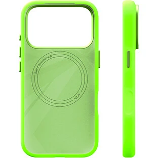 Чехол защитный VLP Aster Pro Case с MagSafe для iPhone 17 Pro, лайм