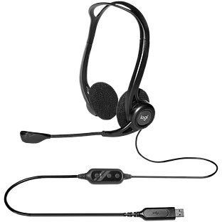 Гарнитура LOGITECH A00091, Чёрный