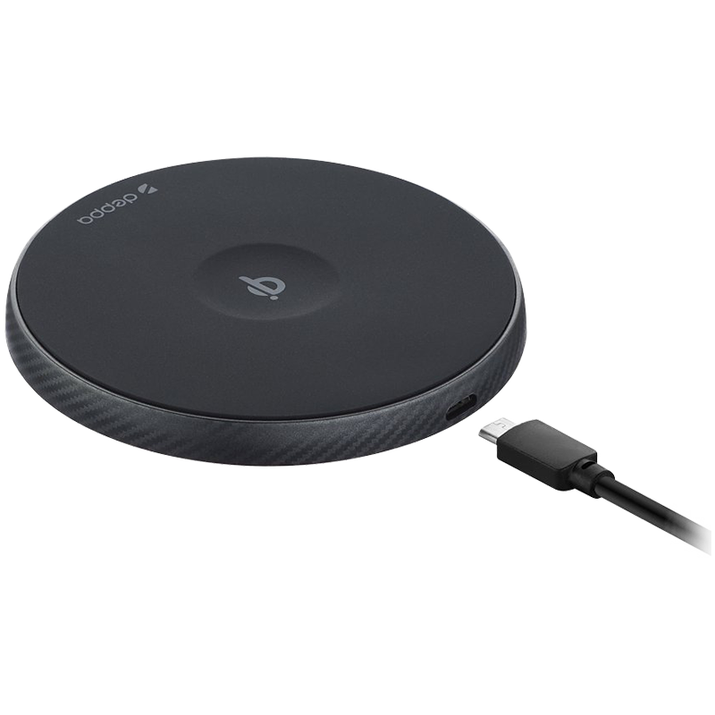 Беспроводное зарядное устройство DEPPA, 15 Вт, Чёрный