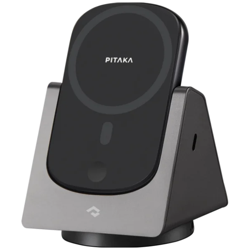 Беспроводное зарядное устройство PITAKA, 7.5 Вт, Twill Black/Grey