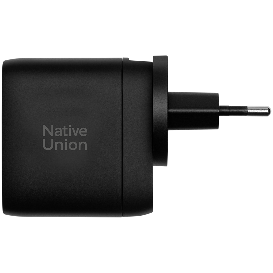 FAST-PD67-BLK-2CA NATIVE UNION FAST GAN CHARGER PD 67W, сетевое зарядное устройство (2xUSB-C+1хUSB-A FAST-PD67-BLK-2CA NATIVE UNION FAST GAN CHARGER PD 67W, сетевое зарядное устройство (2xUSB-C+1хUSB-A