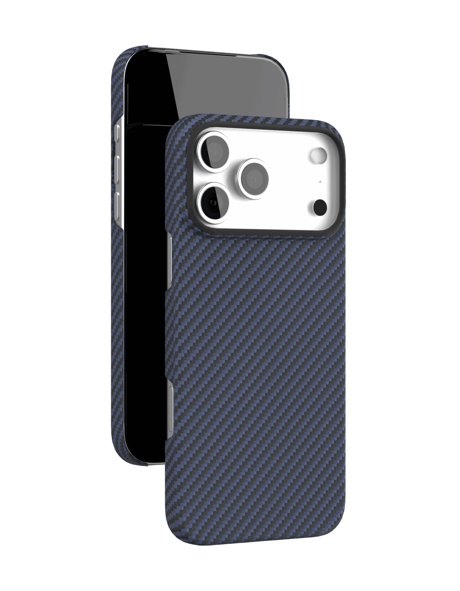 Чехол защитный VLP Kevlar Case с MagSafe для iPhone 17 Pro Max, синий Чехол защитный VLP Kevlar Case с MagSafe для iPhone 17 Pro Max, синий