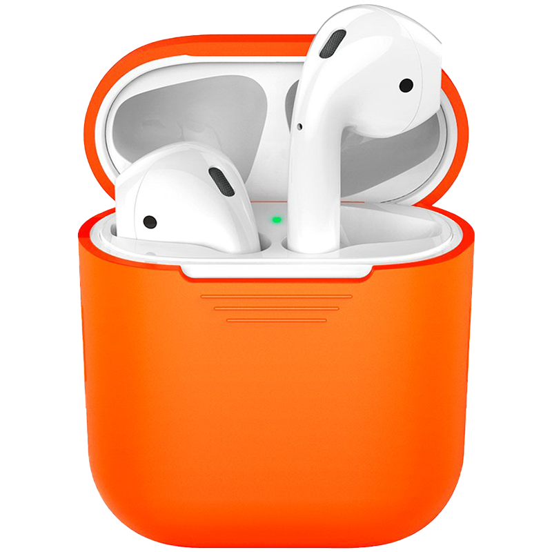 Чехол DEPPA Silicone case  Оранжевый для AirPods (Gen1/2)