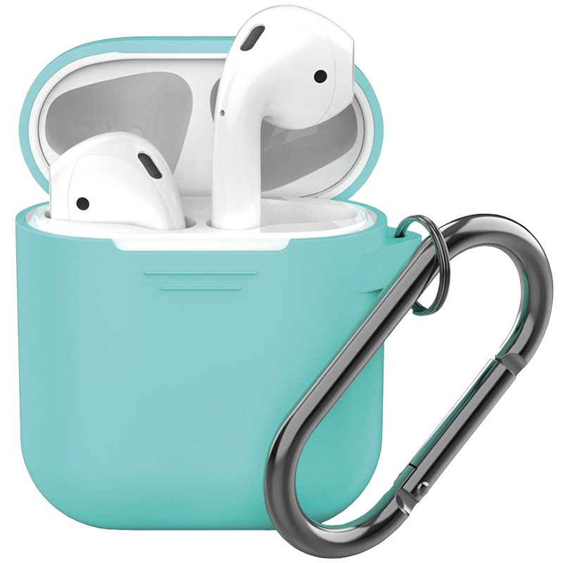 Чехол DEPPA Silicone case  Мятный для AirPods (Gen1/2)