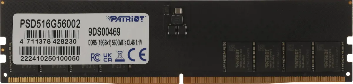 Модуль памяти PATRIOT DIMM DDR-5-5600 16GB PSD516G56002