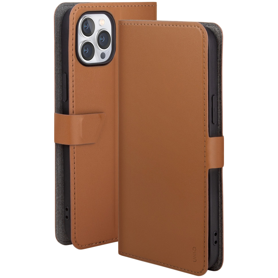 Uniq для iPhone 14 чехол Journa Heritage Brown Uniq для iPhone 14 чехол Journa Heritage Brown