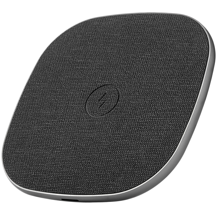 Беспроводное зарядное устройство UBEAR Stream wireless charger, 10 Вт, Серый